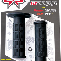 FOUR TWELVE Pee Wee / Pit Bike Mini Grips 7/8’’ (Black) - Wheels