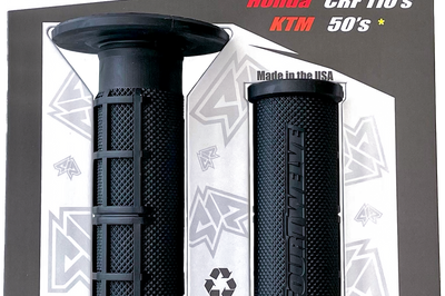 FOUR TWELVE Pee Wee / Pit Bike Mini Grips 7/8’’ (Black) - Wheels