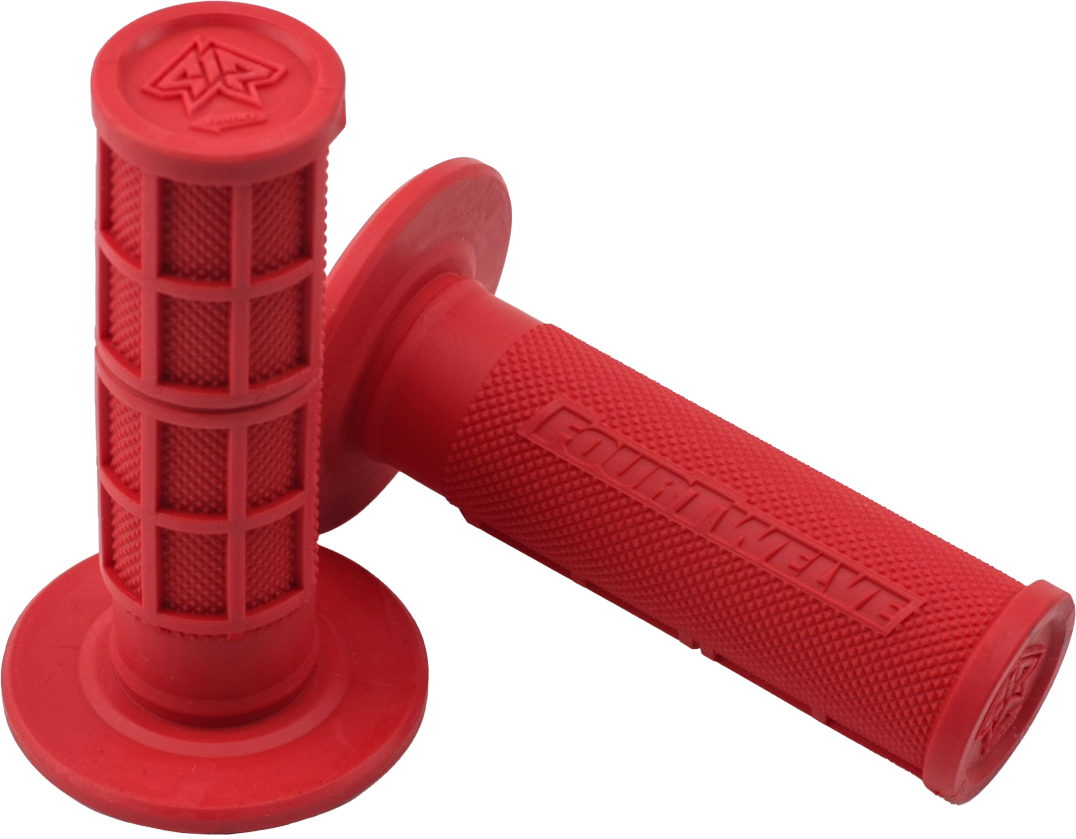 FOUR TWELVE Pee Wee / Pit Bike Mini Grips 7/8’’ (Red) - Wheels