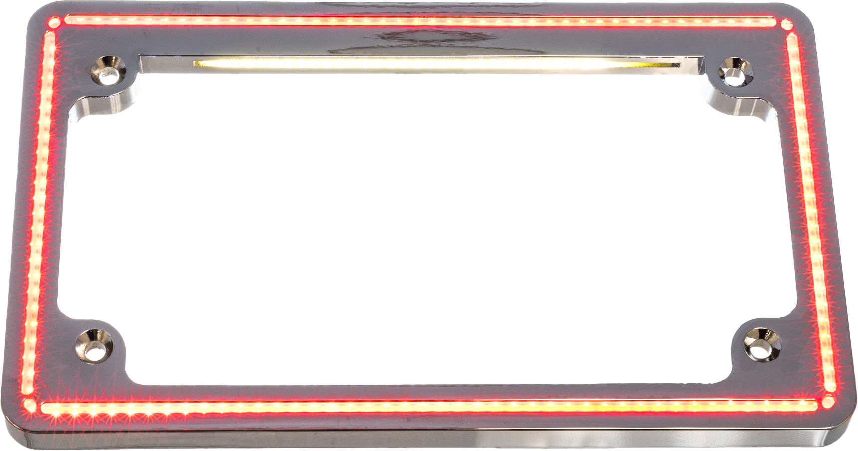 Letric Lighting Co Perfect Plate Light Chrome Red Turns Flh/flt `14-up - Harddrive Products