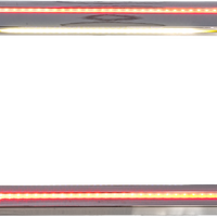 Letric Lighting Co Perfect Plate Light Chrome Red Turns Flh/flt `14-up - Harddrive Products