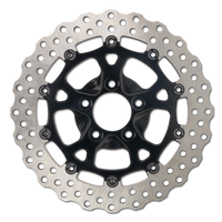 Performance Machine Disc Carr Dominator 320Mm X.20 Ff No O/S Front Black Ano - Brakes