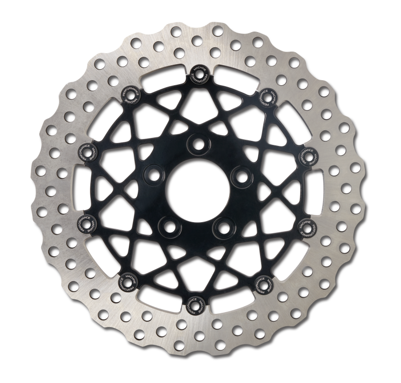 Performance Machine Disc/Carr Speedstar 320Mm X.20 Ff No O/S Front Black Ano - Brakes