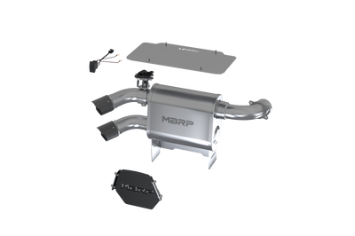 Mbrp Performance Series Dual Slip-on Carbon Fiber Tip - Atv Products