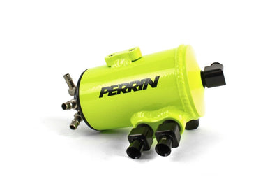 Perrin Performance 02-07 Subaru WRX/STI Air Oil Separator - Neon Yellow - Engine Components
