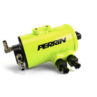 Perrin Performance 02-14 Subaru WRX / 04-19 STI with FMIC Air Oil Separator - Neon Yellow - Engine Components