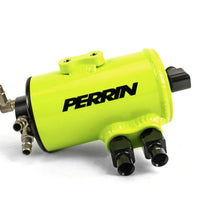 Perrin Performance 02-14 Subaru WRX / 04-19 STI with FMIC Air Oil Separator - Neon Yellow - Engine Components