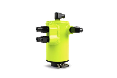 Perrin Performance 08-14 Subaru WRX/STI Air Oil Separator - Neon Yellow - Engine Components