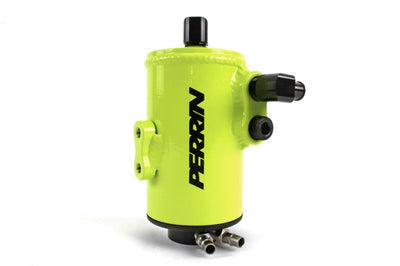 Perrin Performance 08-14 Subaru WRX/STI Air Oil Separator - Neon Yellow - Engine Components