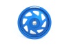 Perrin Performance 19-21 Subaru WRX / 16-18 Forester Lightweight Crank Pulley (FA/FB Engines w/Large Hub) - Blue