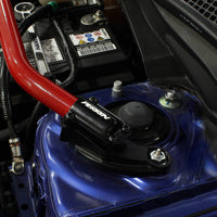 Perrin Performance Honda Civic Type R / Si Front Strut Brace - Glossy Red w/ Black Feet - Suspension