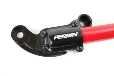 Perrin Performance Honda Civic Type R / Si Front Strut Brace - Glossy Red w/ Black Feet - Suspension
