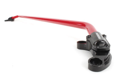 Perrin Performance Honda Civic Type R / Si Front Strut Brace - Glossy Red w/ Black Feet - Suspension