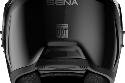 SENA Phantom Ff Mesh Com Helmet Glossy Black Xl - Helmets