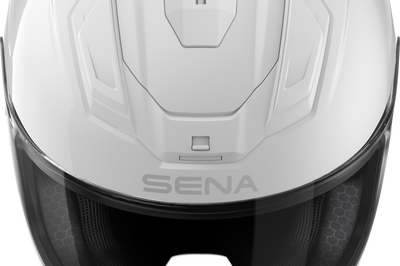 SENA Phantom Ff Mesh Com Helmet Glossy White Lg