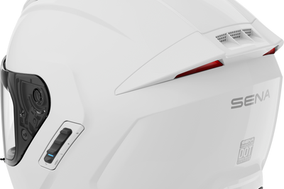 SENA Phantom Ff Mesh Com Helmet Glossy White Lg