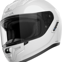 SENA Phantom Ff Mesh Com Helmet Glossy White Lg