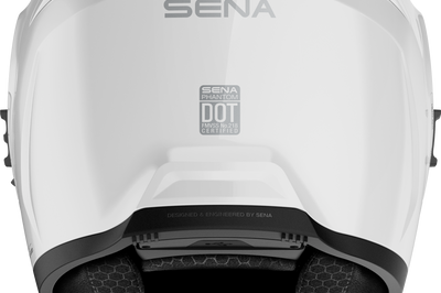 SENA Phantom Ff Mesh Com Helmet Glossy White Lg
