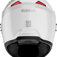 SENA Phantom Ff Mesh Com Helmet Glossy White Sm