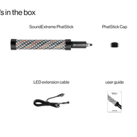 Ecoxgear Phatstick 1’ Whip Led 1ft & Mount