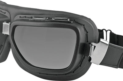 Bobster Pilot Goggles Matte Black W/interchangeable Lenses - Harddrive Products