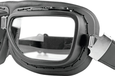 Bobster Pilot Goggles Matte Black W/interchangeable Lenses - Harddrive Products
