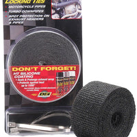 Dei Pipe Wrap & Locking Ties Black Titanium - Harddrive Products