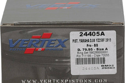 Vertex Piston Kit Bb Forged 79.95/+3.00 13.8:1 Yam - Offroad Collection