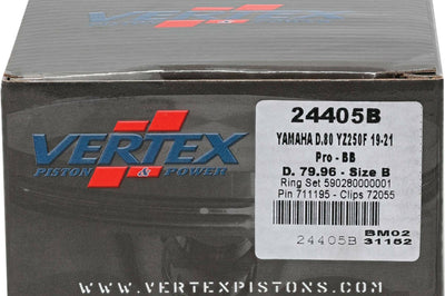 Vertex Piston Kit Bb Forged 79.96/+3.00 13.8:1 Yam - Offroad Collection