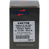 Vertex Piston Kit Cast 53.95/std Yam - Offroad Collection