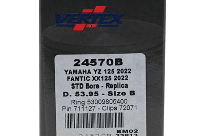 Vertex Piston Kit Cast 53.95/std Yam - Offroad Collection
