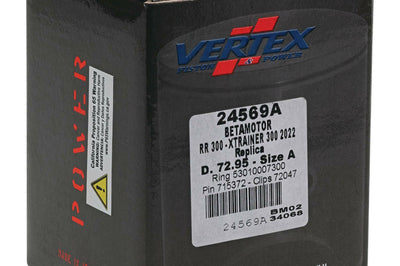 Vertex Piston Kit Cast 72.95/std Beta - Offroad Collection