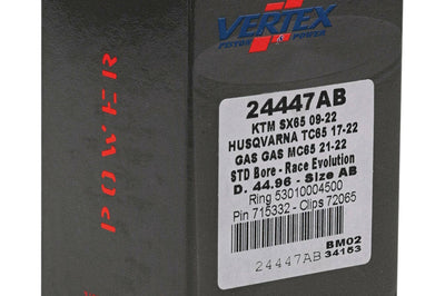Vertex Piston Kit Cast Race Evolution 44.96/std Ktm / Husq / Gas - Offroad Collection