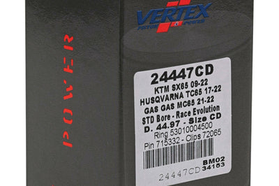 Vertex Piston Kit Cast Race Evolution 44.97/std Ktm / Husq / Gas - Offroad Collection