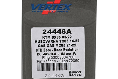 Vertex Piston Kit Cast Race Evolution 46.94/std Ktm / Husq / Gas - Offroad Collection