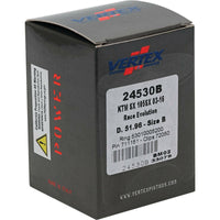 Vertex Piston Kit Cast Race Evolution 51.96/stroker Ktm - Offroad Collection