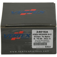 Vertex Piston Kit Forged 78.96/std 13.9:1 Hon - Offroad Collection