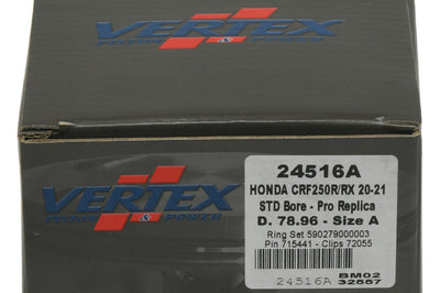 Vertex Piston Kit Forged 78.96/std 13.9:1 Hon - Offroad Collection
