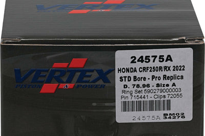 Vertex Piston Kit Forged 78.96/std 13.9:1 Hon - Offroad Collection