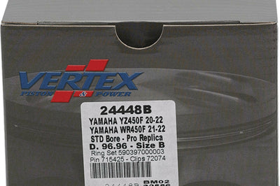 Vertex Piston Kit Forged 96.96/std 12.8:1 Yam - Offroad Collection
