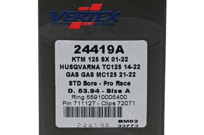 Vertex Piston Kit Forged Pro Race 53.94/std Gas/husq/ktm - Offroad Collection
