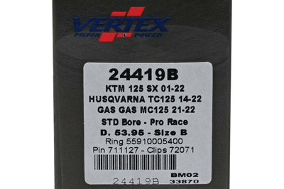 Vertex Piston Kit Forged Pro Race 53.95/std Gas/husq/ktm - Offroad Collection
