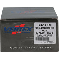 Vertex Piston Kit Hc Forged 78.97/std 14.4:1 Hon - Offroad Collection