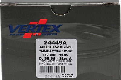 Vertex Piston Kit Hc Forged 96.95/std 13.8:1 Yam - Offroad Collection