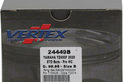 Vertex Piston Kit Hc Forged 96.96/std 13.8:1 Yam - Offroad Collection