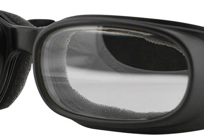 Bobster Piston Sunglasses W/amber Lens - Black - Harddrive Products