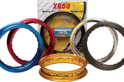 Pro wheel Pit Bike Wheel 19’’ (silver) Black Tires & Wheels