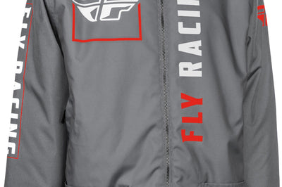 Fly Racing Pit Coat Purple S/m - Grey/Red / One Size Fits Most - Apparel Collection