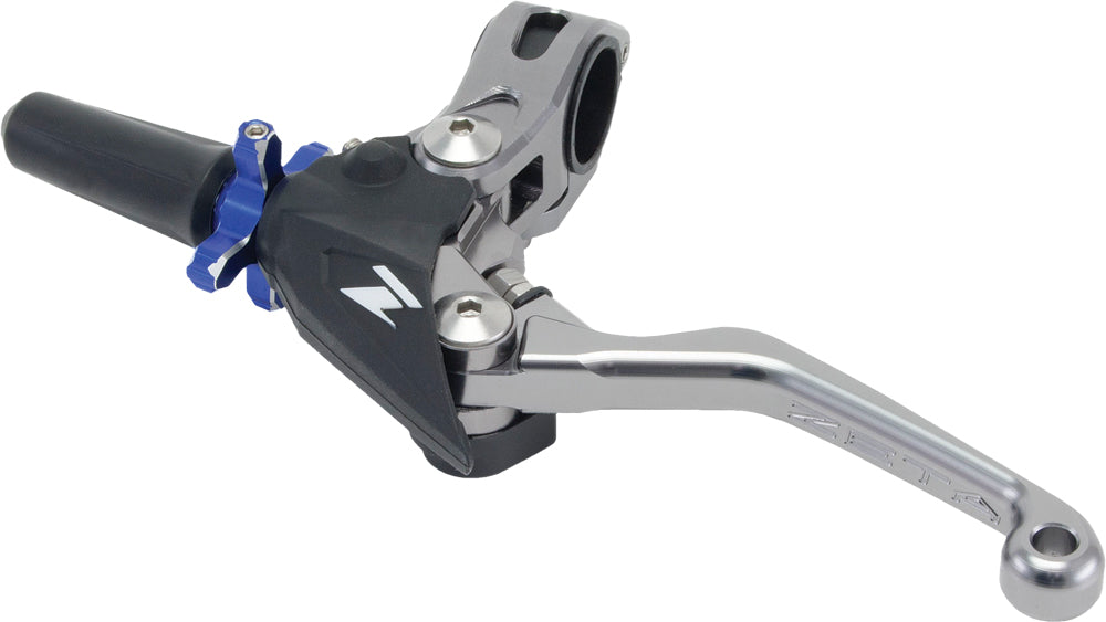 Zeta Pivot Perch Hot Start Lever Red - Titanium/Blue - Offroad Collection