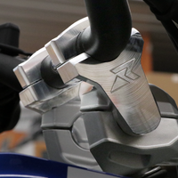 ROX Pivoting Bar Riser 2.4in Silver Bmw